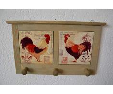 Maison en France Garderobe Country Handtuchhalter Hakenleiste Landhaus