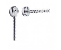 Odin Pinocchio Klapphaken / Kleiderhaken Aluminium gebürstet