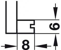 Gedotec Buntbartschlüssel für Möbel-Schloss Ersatz-Schlüssel Deko Bartschlüssel Schrank - H2134 | 38 mm | Messing braun brüniert durchgerieben | 1 Stück - Möbelschlüssel Antik Vintage Rohling