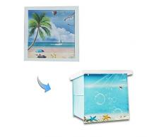 JDKC Verstecktes Bad Schließfächer Verdeckte Bad Schließfächern, wasserdichte Klapp-Garderobe Wandbilder Bad Versteckt Schließfächer for Badezimmer Küche (Color : Style3)