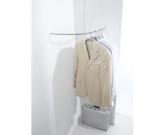 Phos Edelstahlgarderobe G 300 VD Eckgarderobe mit Deckenabhängung