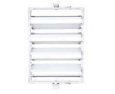 ZTSS Schuhschränke8 Tier Schuhregal Stahl ausziehbar 360 ° drehbarer Schuhregal Lagerung Teleskop Schuh Karussell Rack Speicherorganisator für Eingangsbereich Flur und Badezimmer (24-32 Paare)