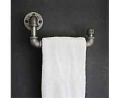 Towelrackhy Badezimmerständer Handtuchhalter Handtuchhalter & -stangen Handtuchhalter Kleiderbügel Wasserpfeife Handtuchhalter alte Schmiedeeisen Garderobe kreativen Industriestil Rack
