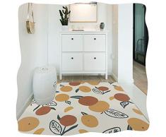 LICHUN Fußmatte Fussmatte Draussen Schmutzfangmatte Low-Profile PVC rutschfest Wasserdicht Schrubbbar Familie Eingang Gang Halle, Schneidbar Anpassbare (Color : B, Size : 120x150cm)