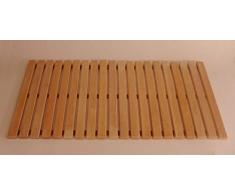 rollbarer Saunabodenrost 100x60cm Fußrost Bodenrost Bodenmatte Sauna Türmatte Rollrost FußmatteSaunabodenrost Fußrost Bodenrost Bodenmatte Sauna Türmatte Rollrost Fußmatte