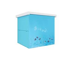 AIMERKUP Klappgarderobe Wandbild Aufbewahrungsbox Verdeckte Bad Locker Organizer Wasserdicht Rack Storage Helper
