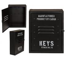 Out of the blue Metall-Schlüsselkasten, Keys, Schwarz, One Size