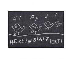 Salonloewe Fußmatte waschbar Hereinspatziert 50x75 cm SLD0860-050x075