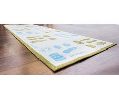 Doortex Küchenläufer | Schmutzfangmatte | 50 x 140 cm | aus Nylonfasern auf Vinylrücken | Motiv: Gemüse - lang | rechteckig | für den Innenbereich