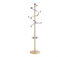 LIYONG Edelstahlgarderobe Boden Schlafzimmer Aluminiumlegierung Kleiderbügel Metall Rotierenden Kleiderbügel (Color : Gold)