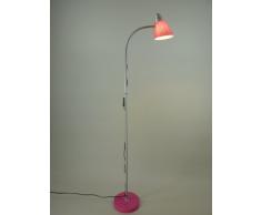 Leseleuchte Stehleuchte Standleuchte Lisa pink-silber praktisch verstellbar mit Flexarm, für Energiespar Leuchtmittel geeignet, E27 max. 40 W