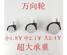 Moonvvin 5 Stücke 5.5cm Universal Rad Set Bodenschonende Bürostuhlrollen Shelving Wheels Gummi Rad für Pflanzenkopf Koffer Ersatz Rad