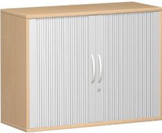 Geramöbel Querrolladenschrank 2 OH, mit Schloss, 768x1000x425, Buche