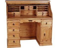 MiaMöbel Sekretär Mexico 120x125x58 cm Mexico Möbel Landhausstil Massivholz Pinie Honig