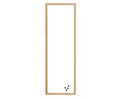 Bi-Office MM71001230 - Magnetplaner, MDF Rahmen lackierter Stahl, 90 x 30 cm großer, eichenfarben