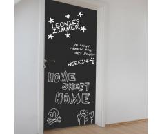 Wandkings Tafelfolie 300 x 100 cm, selbstklebend, schwarz