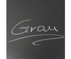 Rapid Teck® 11,66€/m² Tafelfolie selbstklebend dunkel Grau 60cm x 200cm– Multifunktions-Folie – Klebe-Folie Möbelfolie