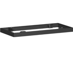 Geramöbel Metallsockel für Querrolladenschrank, 50 x 800, Schwarz