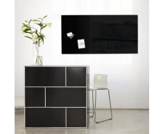 SIGEL GL145 Glas-Magnetboard 91 x 46 cm schwarz / Magnettafel Artverum - weitere Größen/Farben