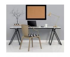 Nobo Korkpinnwand schwarzer Holzrahmen 585x430mm kork