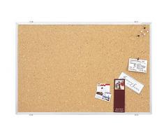 magnetoplan SP-Pinnboard Kork, Aluminiumrahmen, 60 x 45 cm, natur