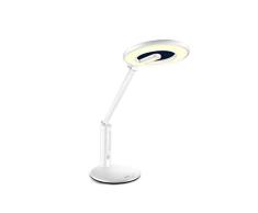 LED-Auge Lesepult Schreibtischlampe College-Student Schlafzimmer Kopfende Kinder Sehkraft Studenten Prävention von Myopie (Farbe : Weiß)