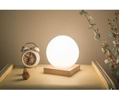 FGHOME Einfache glas Schlafzimmer kopfteil Study computer schreibtisch Led schreibtischlampe Ball Art Kleine tischlampe nachtlicht