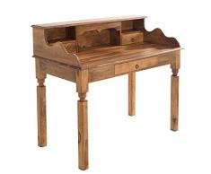 Invicta Interior Exklusiver Sekretär Hemingway L Sheesham Massivholz 115cm Schreibtisch Holztisch