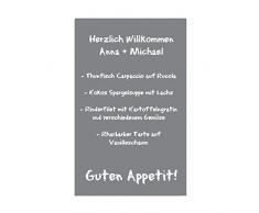 Cuadros Lifestyle Selbstklebende und magnetische Vinyl- Tafelfolie | Magnetafel | Magnetfolie, Farbe:Grau, Größe:50x70 cm