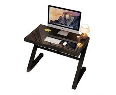 Wohnzimmer Tische Desk Ausgeglichenes Glas Computer-Schreibtisch Schreibtisch Schreibtisch Spiel-Spiel Table Schlafzimmer Einfache Nachttisch Studie Schreibtisch Kaffeetische