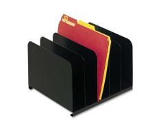 Block and Company E2645004 Vertikales Stahl-Ablagesystem, schwarz