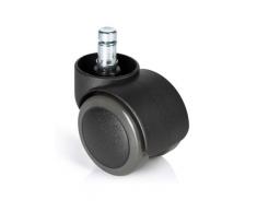 5x Hartbodenrollen ungebremst 11mm / 50mm Büro-Stuhl-Rollen (5er Pack) hjh OFFICE