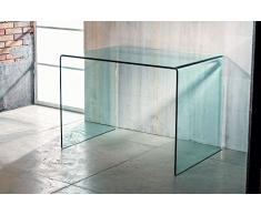 Imago Factory Scriba – Schreibtisch für Büro und Zuhause – Brücke aus gebogenem Glas Small_100