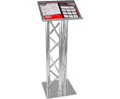 Naxpro Truss FD 33 Rednerpult Business | 113 x 46,5 cm (max. H x B Ablage) | Stabiles Stehpult aus Aluminium | Charakteristisches Design für Präsentationen auf Messen und Events