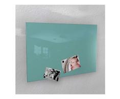 Colours-Manufaktur Magnetwand - türkis licht-grün glänzend * RAL 6027 * Hochglanz - 4 Verschiedene Größen - 40 x 60 cm ; 50 x 80 cm ; 60 x 90 cm ; 50 x 110 cm - (50 x 110 cm)