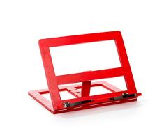 NanXi Massivholz Lesepult Buch-Standplatz Holz Book Reader Schüler Multifunktionsflach Bracket Multi-Color Optional,Rot