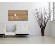 SIGEL GL258 Glas-Magnettafel 91x46 cm Holzoptik / Magnetboard Artverum - weitere Designs/Größen