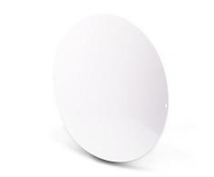 Design Magnettafel von banjado | Pinnwand magnetisch 47cm Ø | Memoboard | Magnetwand weiß aus Metall rund