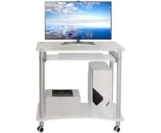 Computer-Schreibtisch, Glas, Schreibtisch, Schreibtisch, mobil, Snack-Tische, Seitentisch, 70 cm 70 cm