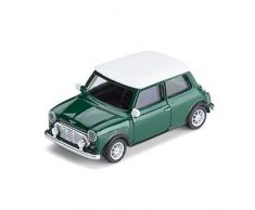 corpus delicti :: Modellauto mit Magnet für Kühlschrank und Pinnwand – Kultauto Mini Cooper British Racing Green (20.8-11)