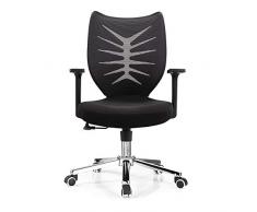 CAISYE Netz Bürostuhl Ergonomisch Mit Hoher Rückenlehne, Orthopädischer Schreibtischstuhl Hat Wippfunktion Und Höhenverstellung, Halsschonend, Höhenverstellung Chefsessel Bis 200Kg Belastbar,Schwarz