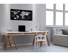 Sigel GL270 Glas-Magnetboard 91 x 46 cm Weltkarte / Magnettafel artverum - weitere Designs/Größen
