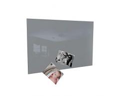 Colours-Manufaktur Magnettafel inkl. Magnete - in 4 Verschiedene Größen und 18 (grau, 60 x 90 cm)