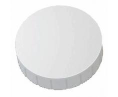 20 Magnete, Ø 24mm, Haftmagnete für Whiteboard, Kühlschrankmagnet, Magnettafel, Magnetwand, Magnet Rund weiß