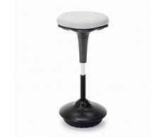 IntimaTe WM Heart Arbeitshocker, Bürohocker, Ergonomische Stehhilfe, Hoch verstellbar 360° drehbar Sitzhocker Drehhocker, Perfekt für Stehpult (Grau)