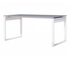 kerkmann 3625 Sitz-Steh-Wangen-Schreibtisch Form 4 Weiß