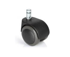 5x Hartbodenrollen EASY 11mm / 50mm Büro-Stuhl-Rollen (5er Pack) hjh OFFICE