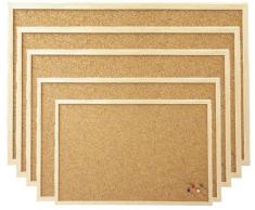 30x40 cm Pinnboard mit einem Holzrahmen, Korktafel, Korkpinnwand, Pinnwand, 30x40 cm