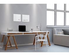 SIGEL GL158 kleines Glas-Magnetboard 30 x 30 cm super-weiß / Magnettafel Artverum - weitere Farben