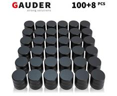 GAUDER Magnete für Magnettafel | Ferrit-Magnete für Whiteboard, Pinnwand und Kühlschrank | Haftmagnete rund